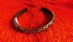 copper narrow bracelet